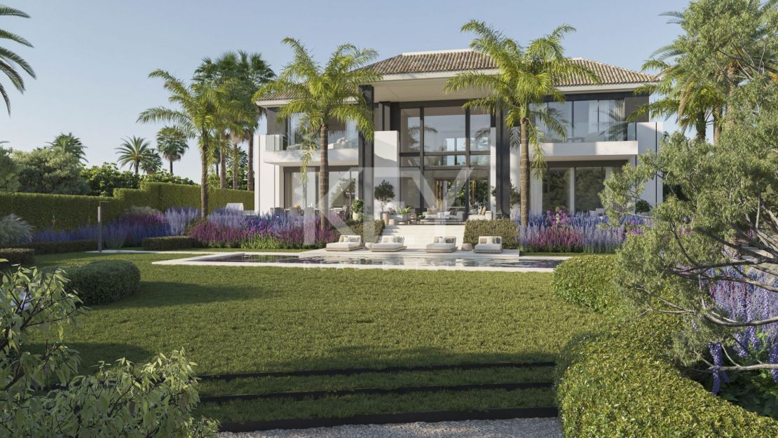 Modern style mansion project with acclaimed Marbella´s arquitects in Rocio de Nagueles, Marbella