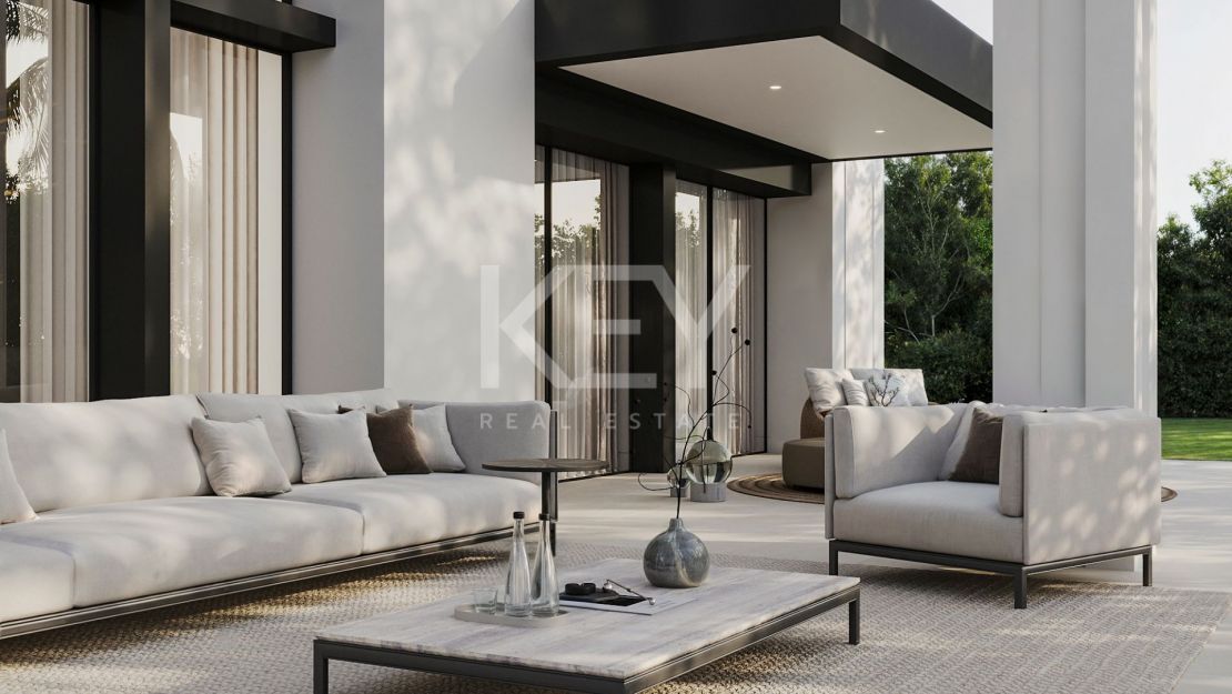 Modern style mansion project with acclaimed Marbella´s arquitects in Rocio de Nagueles, Marbella