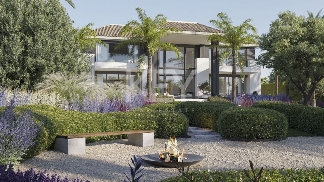 Modern style mansion project with acclaimed Marbella´s arquitects in Rocio de Nagueles, Marbella