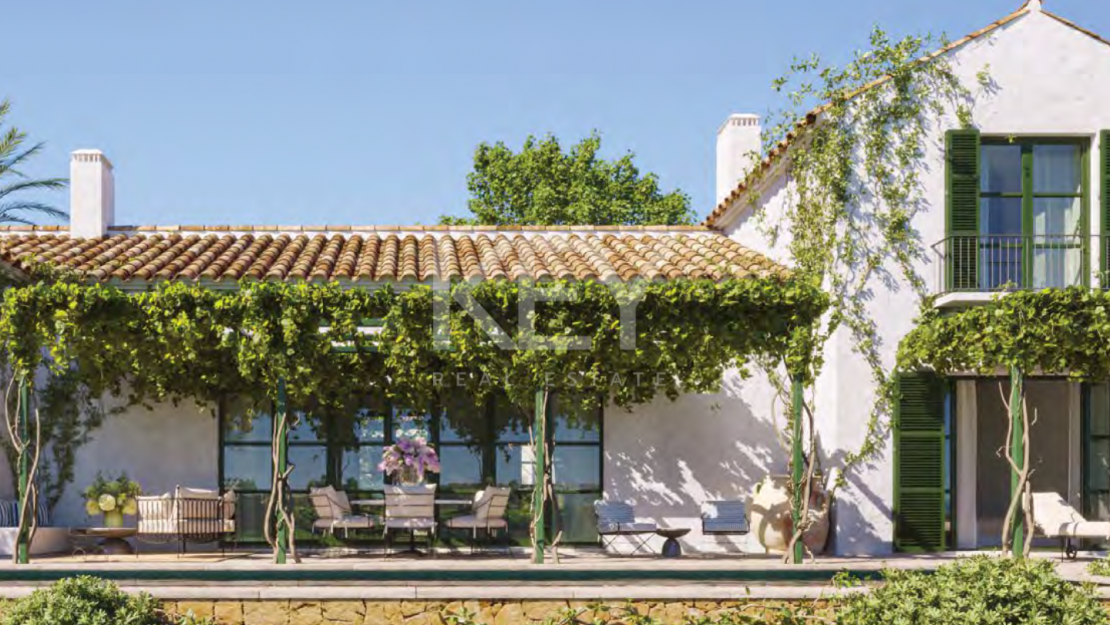 Luxury Mediterranean estate with golf, mountain and sea views in the exclusive Finca Cortesin, Casares