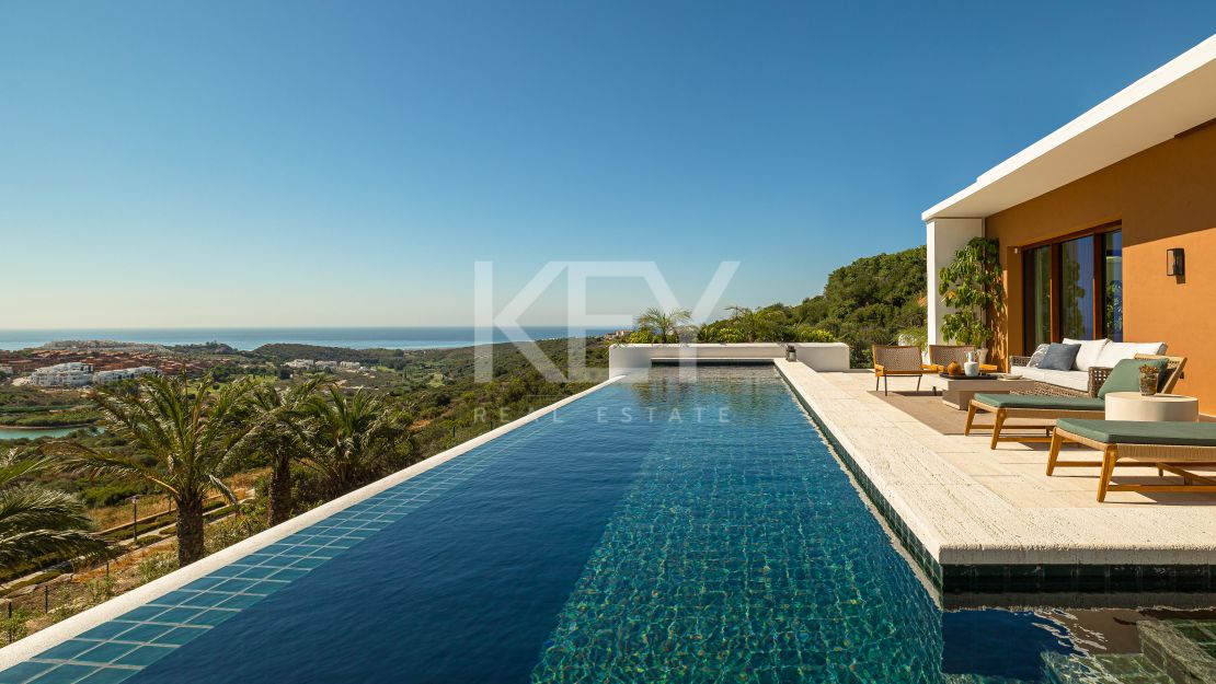 Exceptional Mediterranean villa with panoramic golf and coastal views at Finca Cortesin Resort