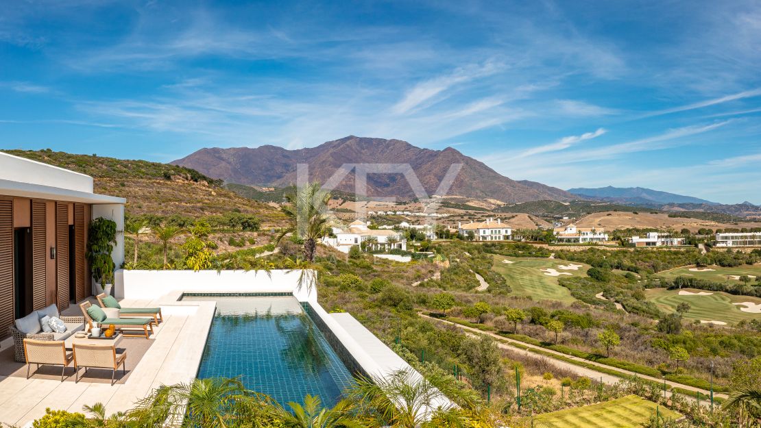 Exceptional Mediterranean villa with panoramic golf and coastal views at Finca Cortesin Resort