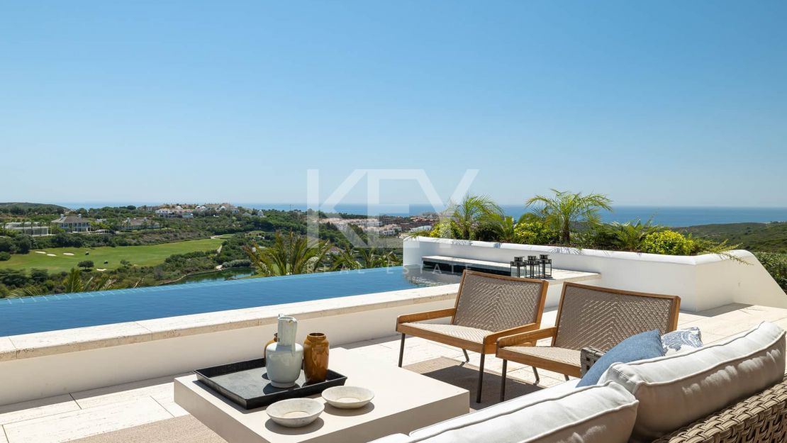 Exceptional Mediterranean villa with panoramic golf and coastal views at Finca Cortesin Resort