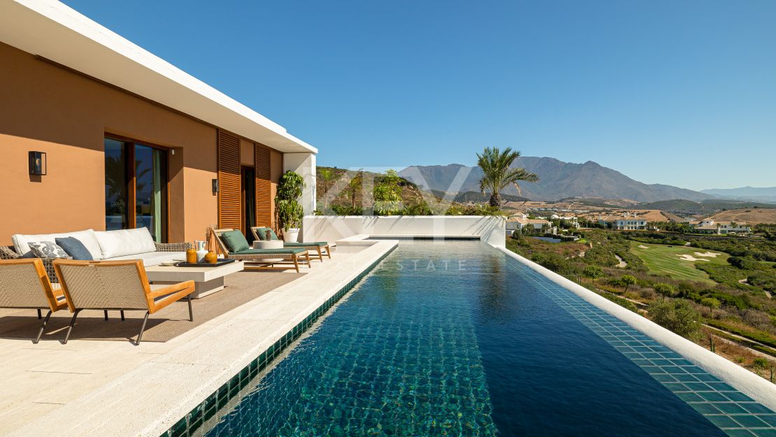 Exceptional Mediterranean villa with panoramic golf and coastal views at Finca Cortesin Resort