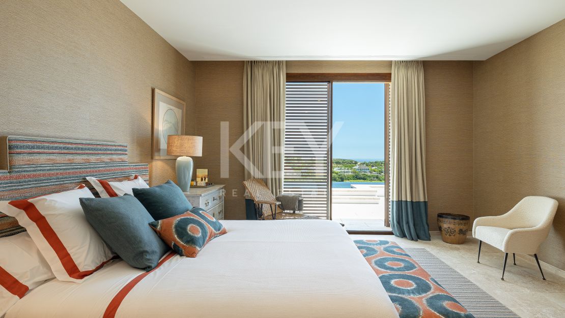 Exceptional Mediterranean villa with panoramic golf and coastal views at Finca Cortesin Resort
