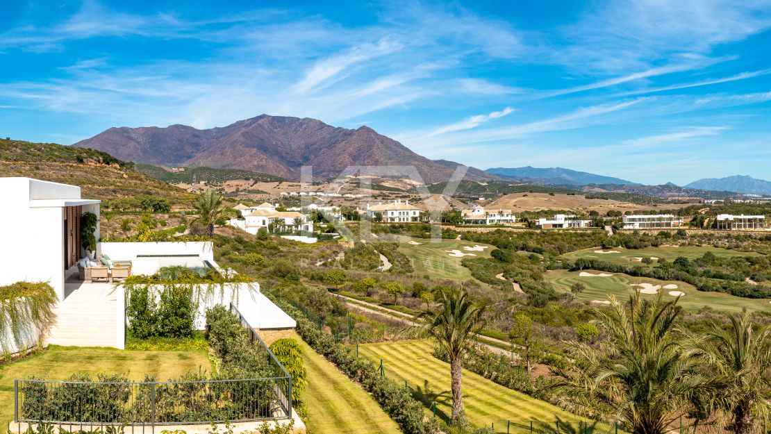 Exceptional Mediterranean villa with panoramic golf and coastal views at Finca Cortesin Resort