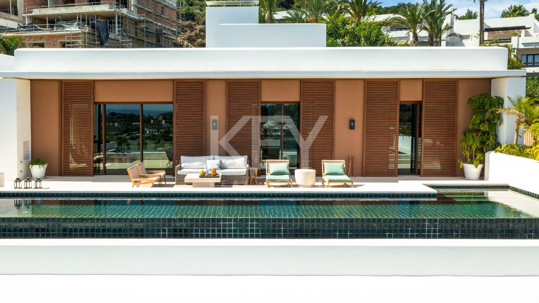 Exceptional Mediterranean villa with panoramic golf and coastal views at Finca Cortesin Resort