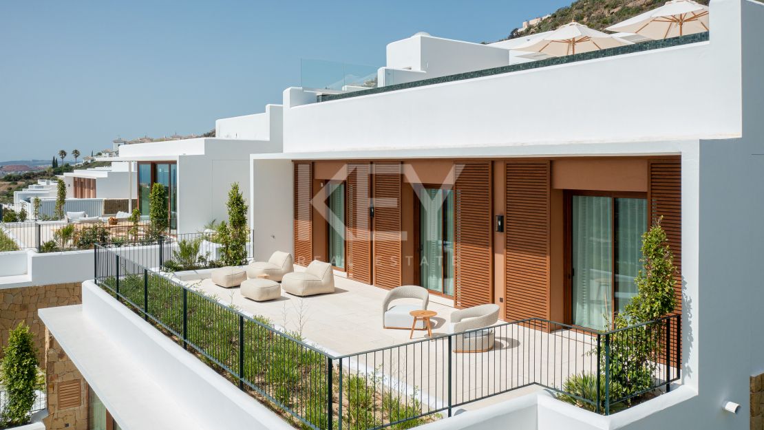 Luxurious penthouse retreat with panoramic views and five-star concierge services at Finca Cortesin, Casares