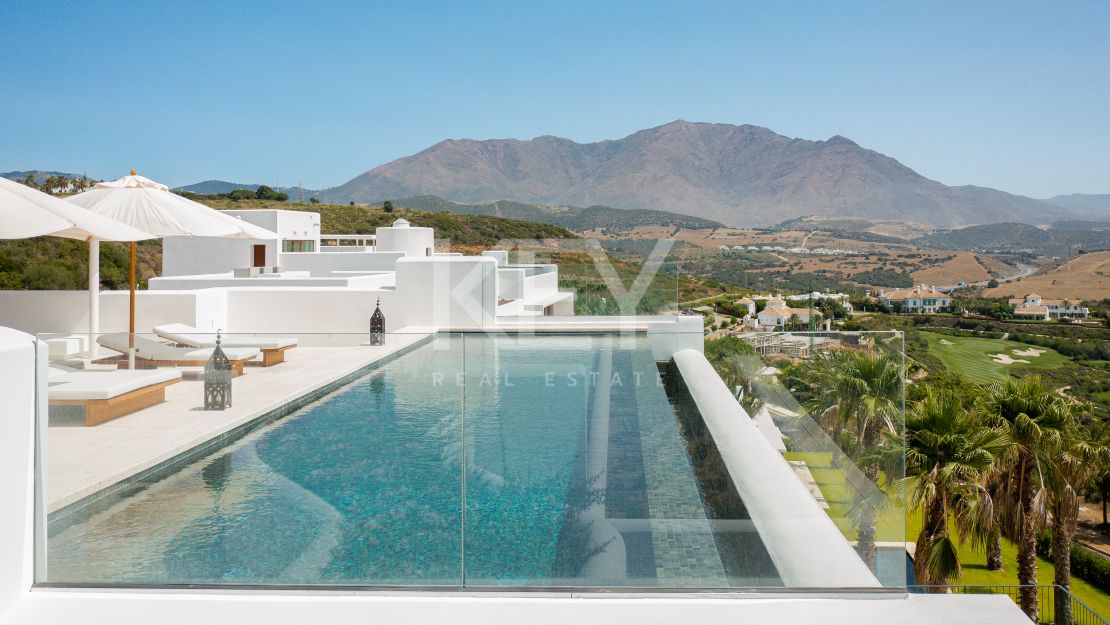 Luxurious penthouse retreat with panoramic views and five-star concierge services at Finca Cortesin, Casares