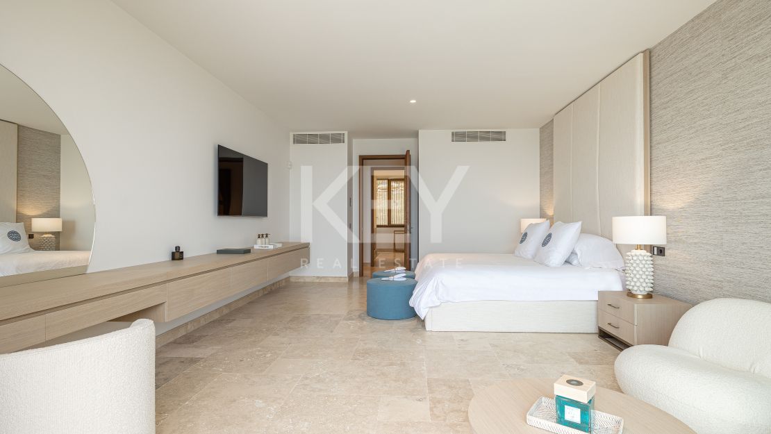 Luxurious penthouse retreat with panoramic views and five-star concierge services at Finca Cortesin, Casares