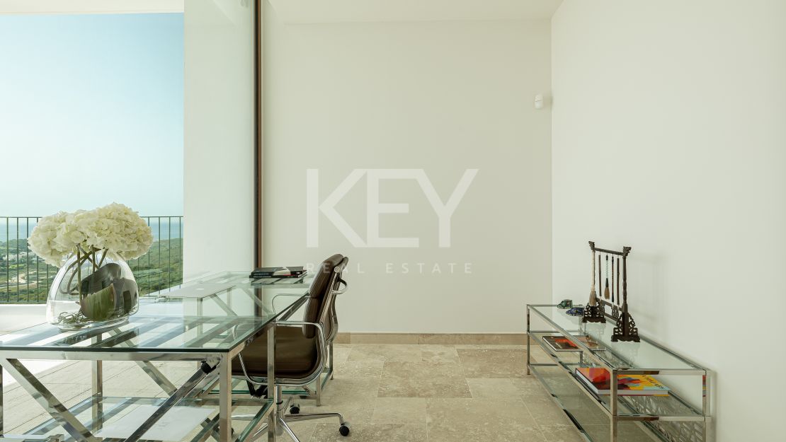 Luxurious penthouse retreat with panoramic views and five-star concierge services at Finca Cortesin, Casares