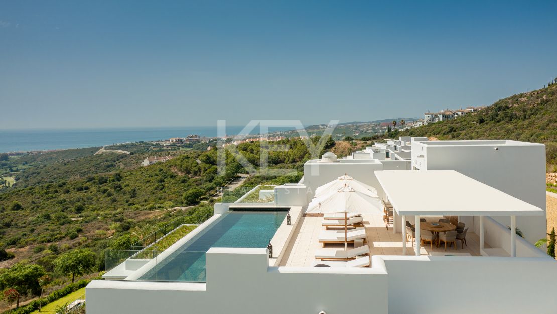 Luxurious penthouse retreat with panoramic views and five-star concierge services at Finca Cortesin, Casares