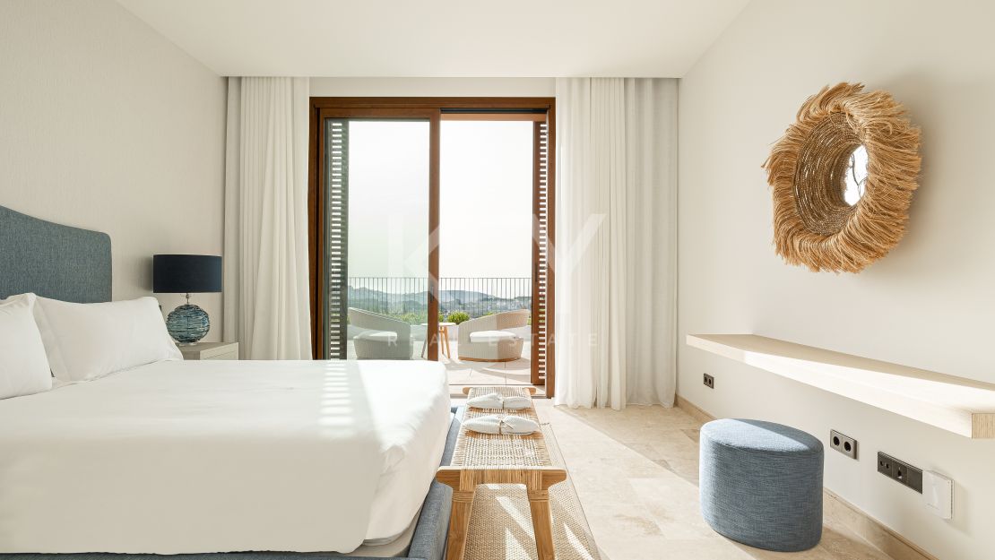 Luxurious penthouse retreat with panoramic views and five-star concierge services at Finca Cortesin, Casares
