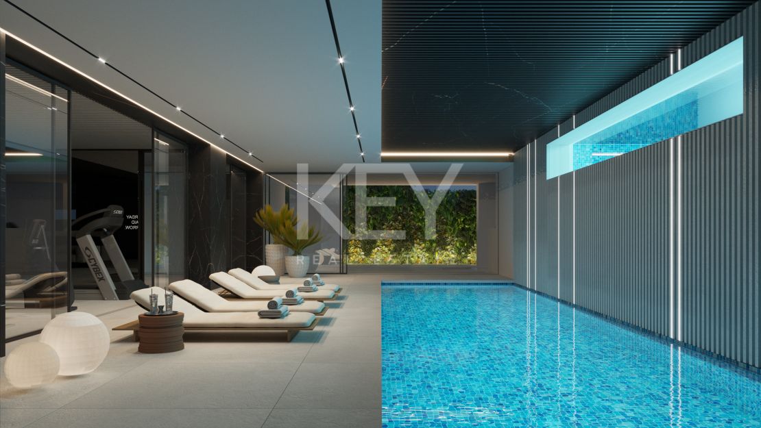 Ultra modernas villas con frontales vistas al golf en Los Flamingos Golf, Benahavís