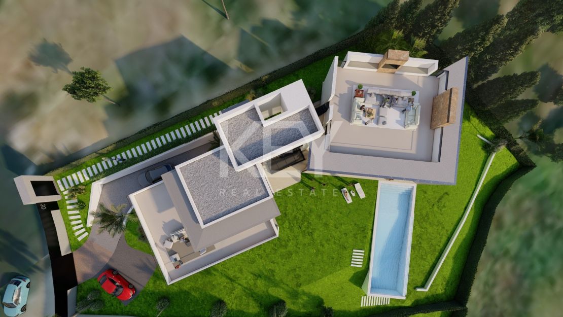 Dos impresionantes parcelas con licencias y proyecto ubicadas entre campos de golf en Nueva Andalucía, Marbella