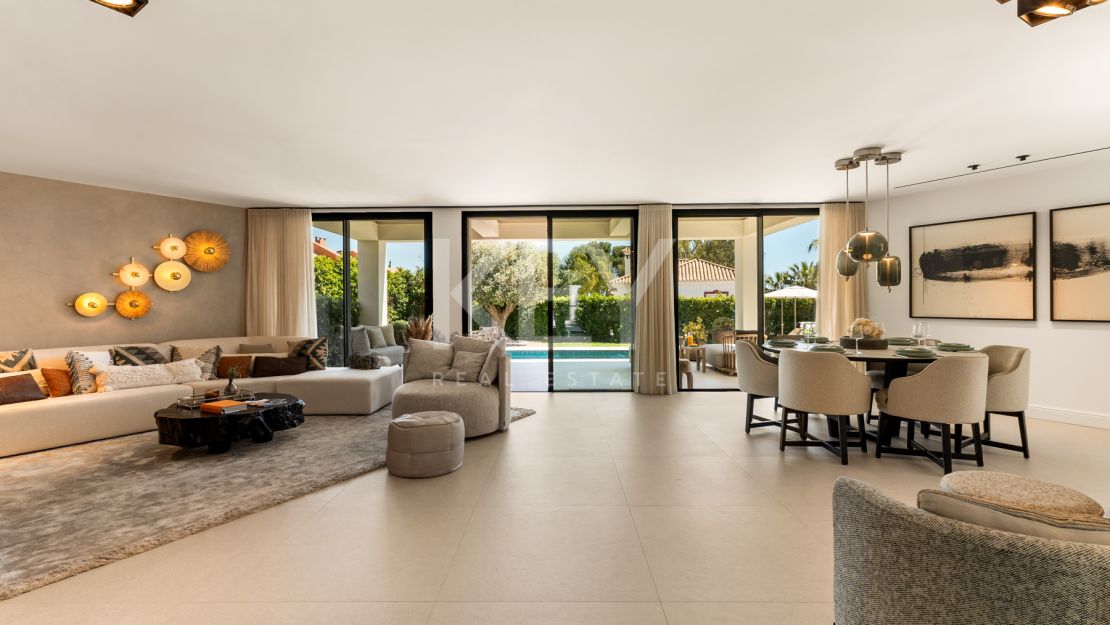 Elegante Villa Matilda a solo 100 metros de las mejores playas en La Reserva de Los Monteros, Marbella Este