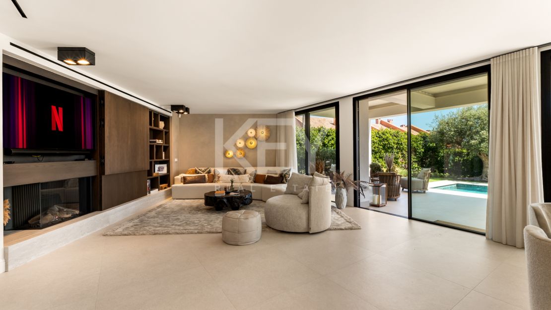 Elegante Villa Matilda a solo 100 metros de las mejores playas en La Reserva de Los Monteros, Marbella Este