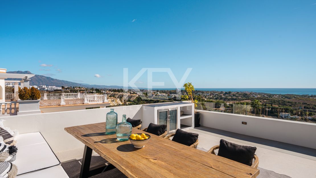 Villa opulenta con vistas impresionantes en Los Flamingos, Benahavís