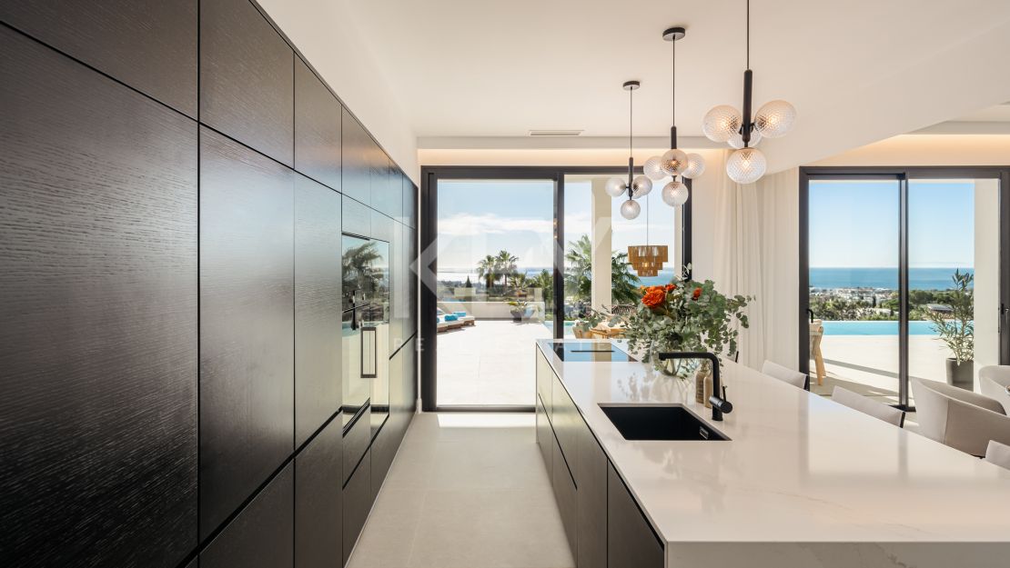 Villa opulenta con vistas impresionantes en Los Flamingos, Benahavís