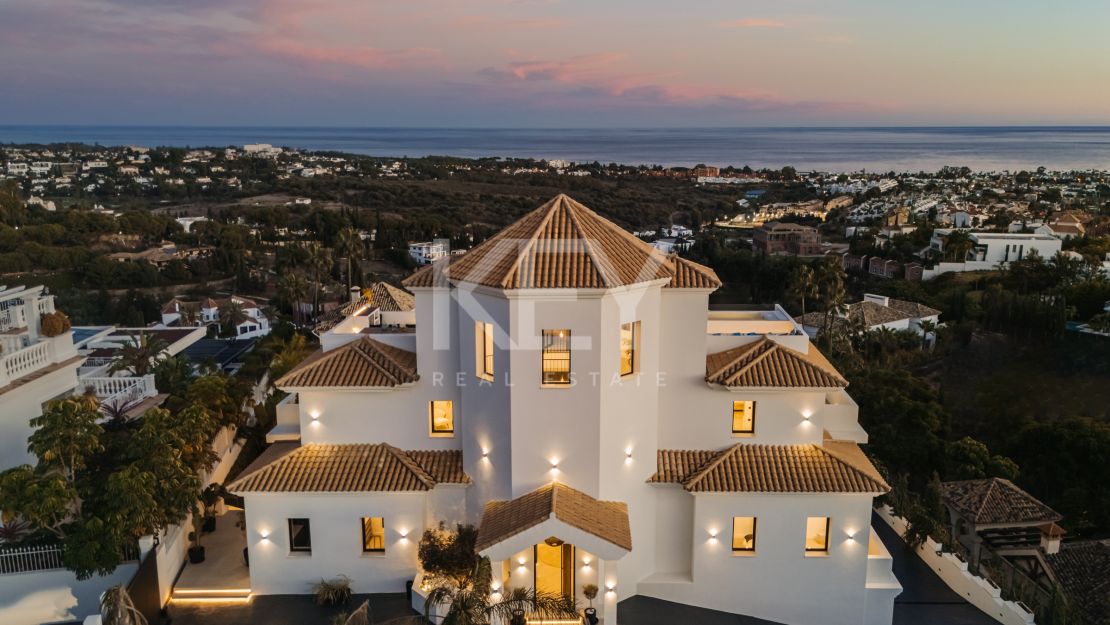 Villa opulenta con vistas impresionantes en Los Flamingos, Benahavís