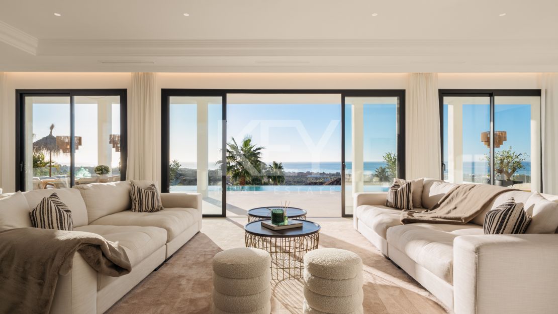 Villa opulenta con vistas impresionantes en Los Flamingos, Benahavís
