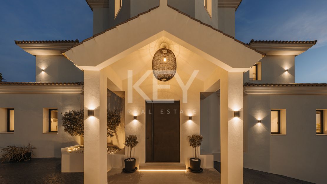 Villa opulenta con vistas impresionantes en Los Flamingos, Benahavís