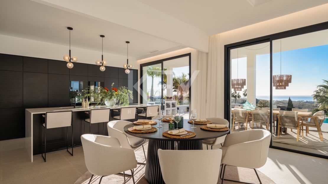 Villa opulenta con vistas impresionantes en Los Flamingos, Benahavís