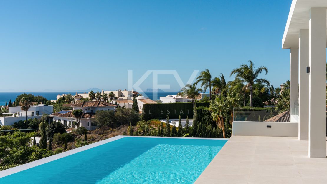 Villa opulenta con vistas impresionantes en Los Flamingos, Benahavís