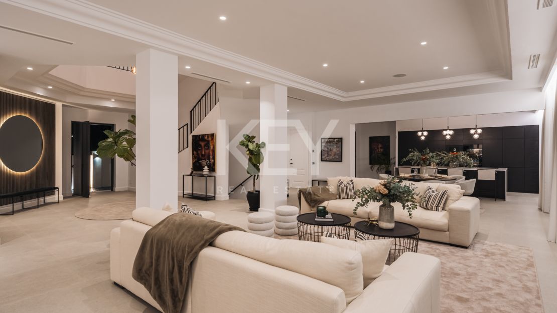 Villa opulenta con vistas impresionantes en Los Flamingos, Benahavís