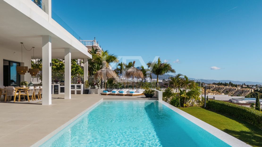 Villa opulenta con vistas impresionantes en Los Flamingos, Benahavís