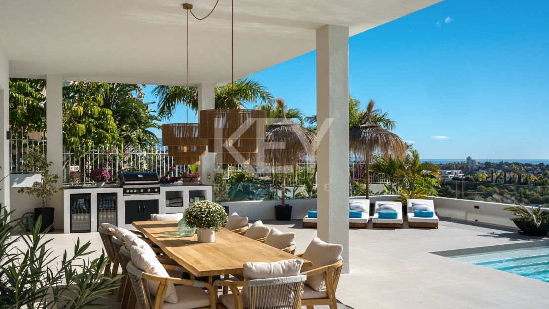 Villa opulenta con vistas impresionantes en Los Flamingos, Benahavís