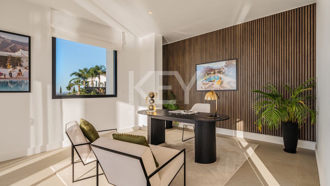 Villa opulenta con vistas impresionantes en Los Flamingos, Benahavís