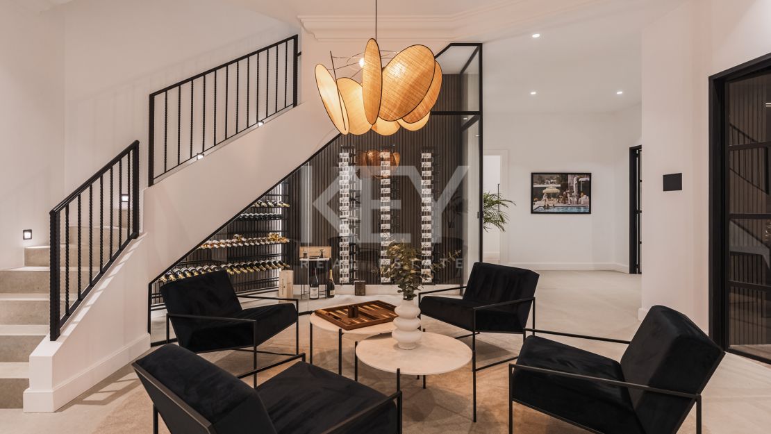 Villa opulenta con vistas impresionantes en Los Flamingos, Benahavís