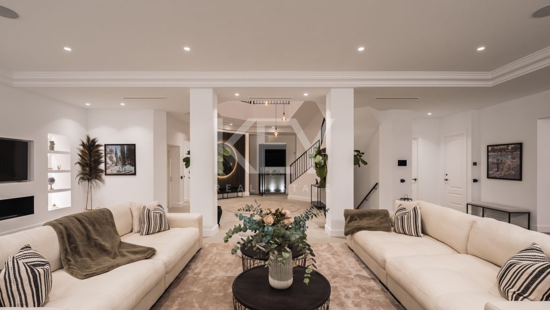 Villa opulenta con vistas impresionantes en Los Flamingos, Benahavís