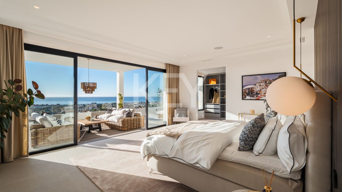 Villa opulenta con vistas impresionantes en Los Flamingos, Benahavís