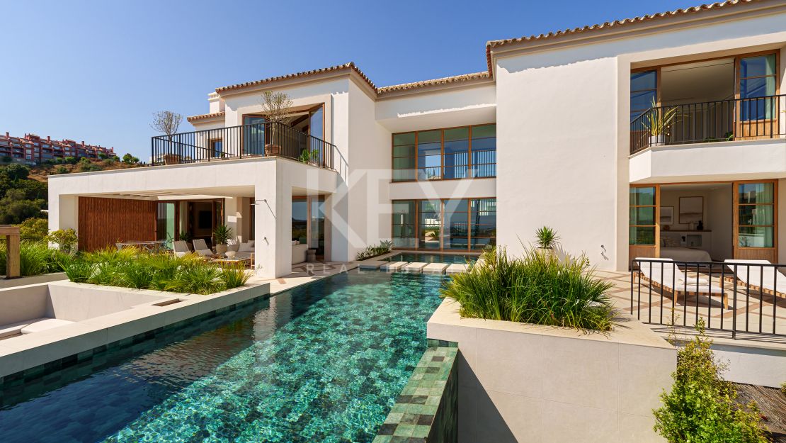 Villa moderna con vistas al mar y comodidades de bienestar en The Hills, La Quinta