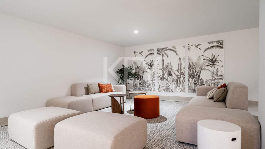 Villa única de estilo moderno con impresionantes vistas en venta en El Campanario, Estepona