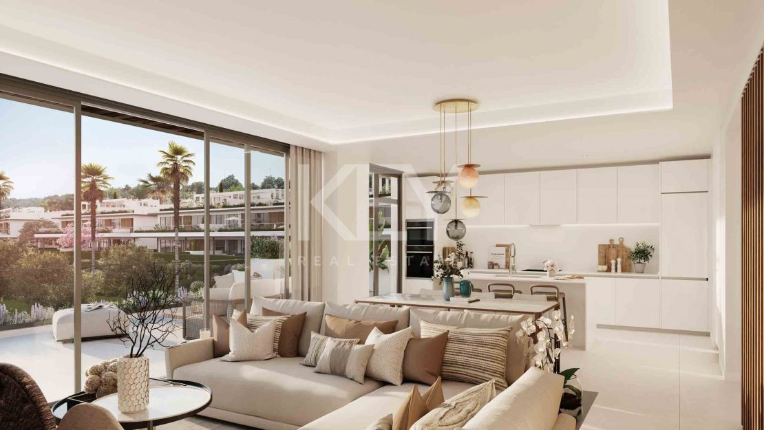 Apartamento de lujo en un complejo cerrado en venta en Santa Clara, Marbella Este