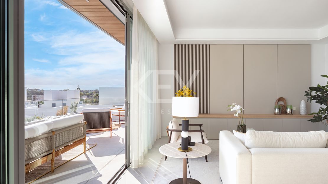 Apartamento de lujo en un complejo cerrado en venta en Santa Clara, Marbella Este