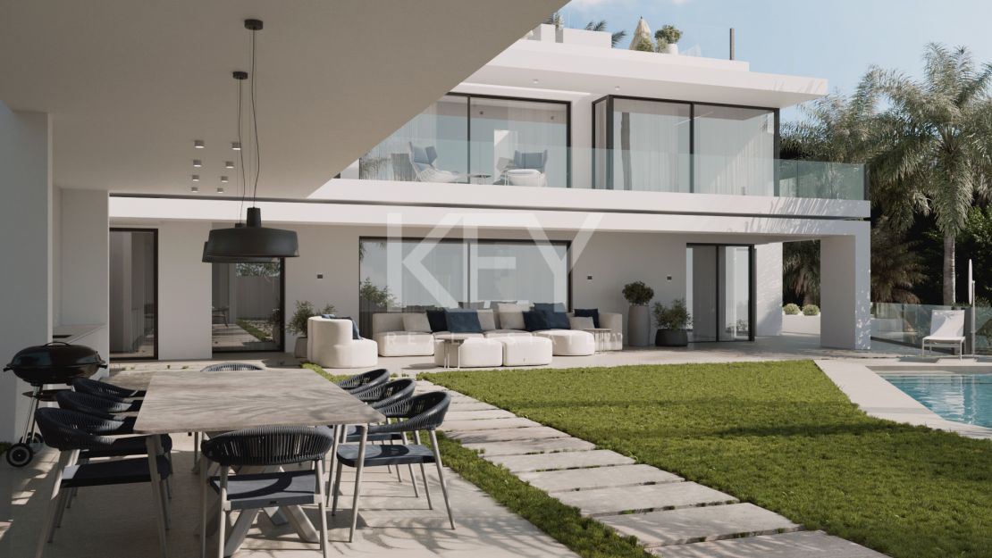 Excepcional Villa Moderna en Cascada de Camojan, Milla de Oro de Marbella en Venta