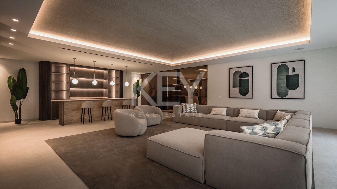 Brand-new contemporary Villa with Spa and solarium in El Paraíso, Benahavís