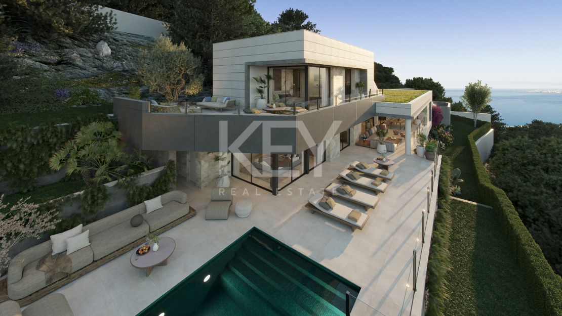 Luxury and modern  villa for sale in the gated community Pinares Hills, Malaga