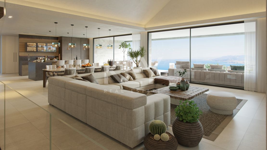 Luxury and modern  villa for sale in the gated community Pinares Hills, Malaga