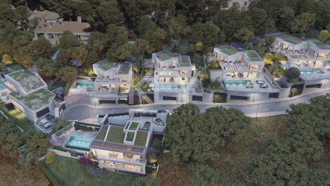 Luxury and modern  villa for sale in the gated community Pinares Hills, Malaga