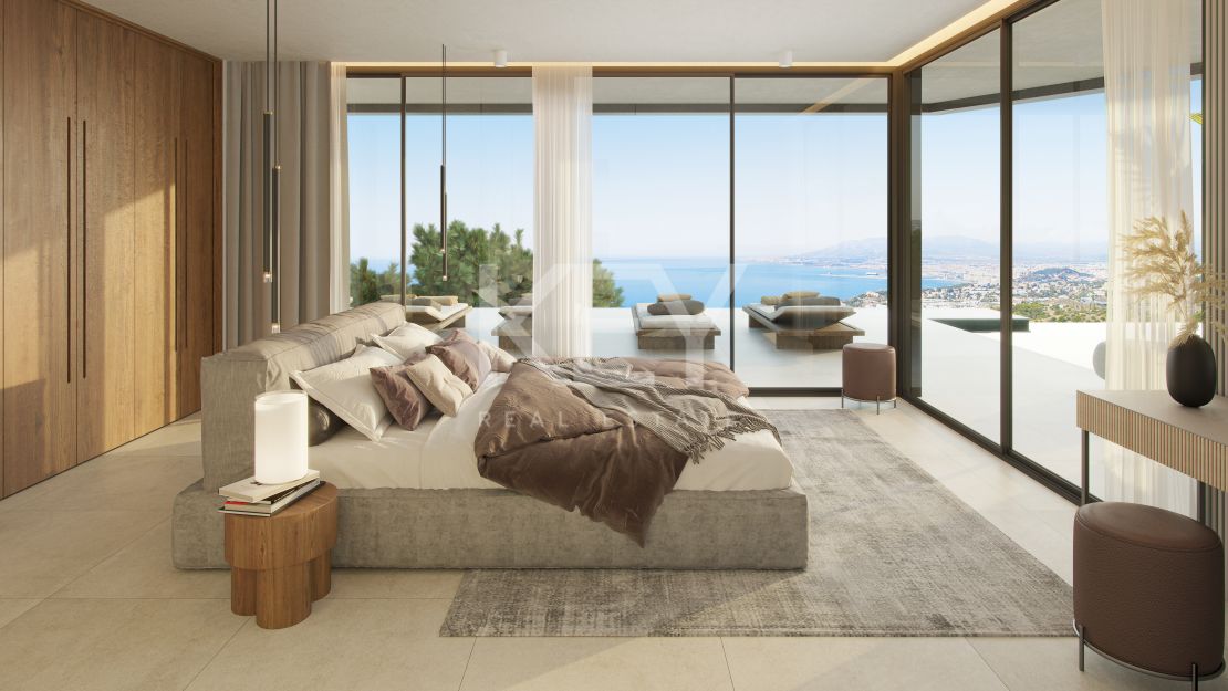 Luxury and modern  villa for sale in the gated community Pinares Hills, Malaga