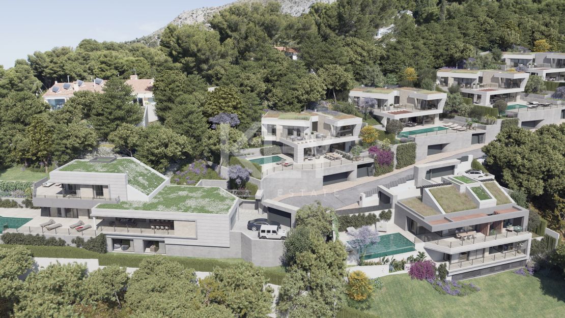 Luxury and modern  villa for sale in the gated community Pinares Hills, Malaga
