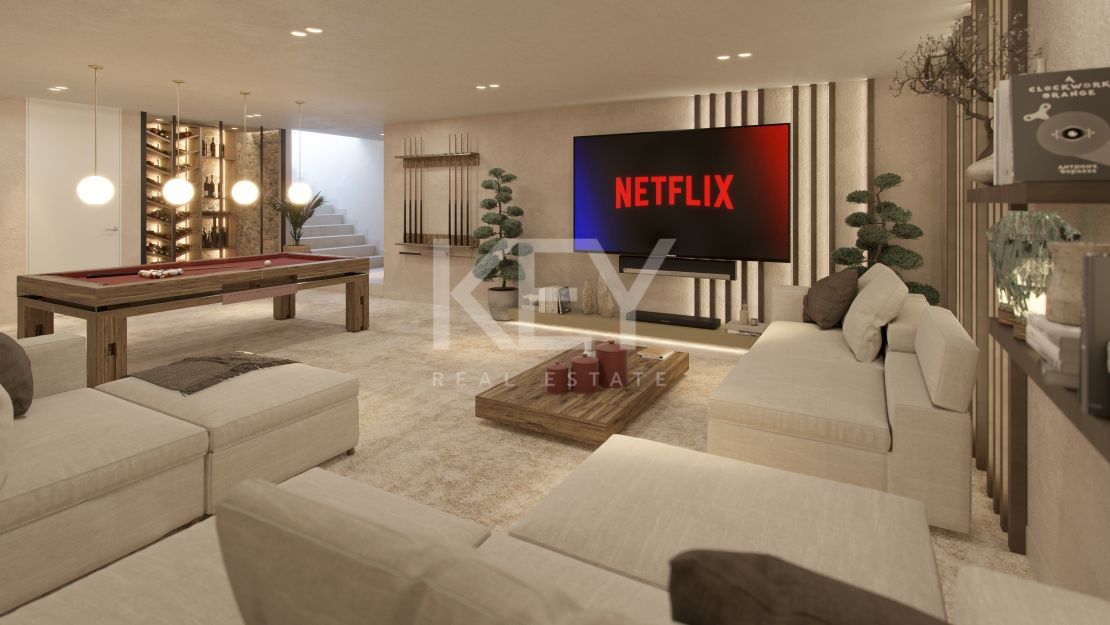 Luxury and modern  villa for sale in the gated community Pinares Hills, Malaga