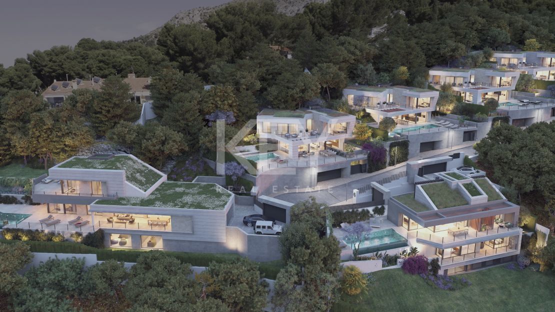 Luxury and modern  villa for sale in the gated community Pinares Hills, Malaga