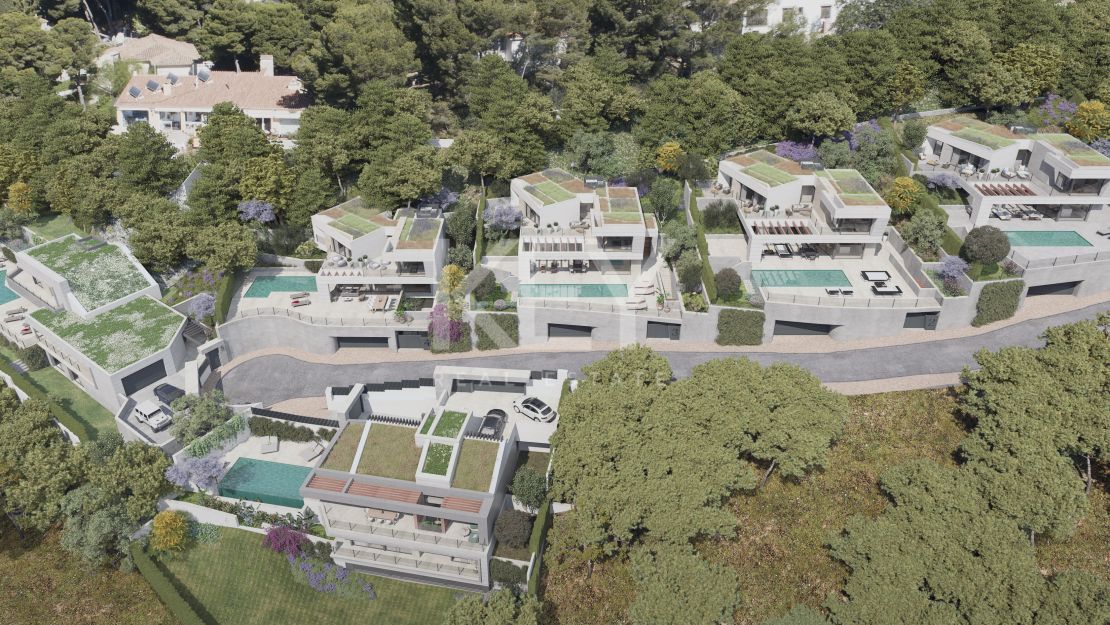 Luxury and modern  villa for sale in the gated community Pinares Hills, Malaga