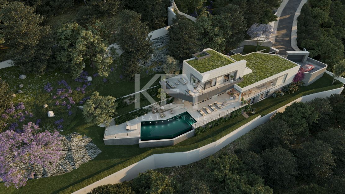 Luxury and modern  villa for sale in the gated community Pinares Hills, Malaga